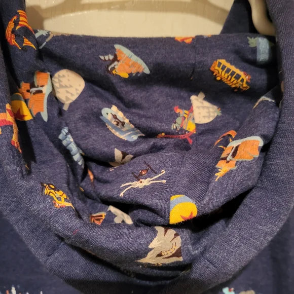 Disney Blue Hoodie with Mickey Mouse Graphic